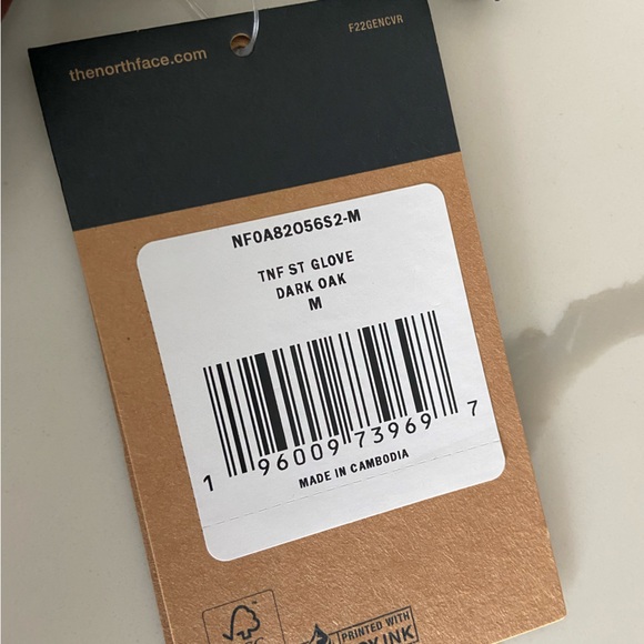 SUPREME X THE NORTH FACE • Tnf Steep Tech brown glove size M - Picture 2 of 8